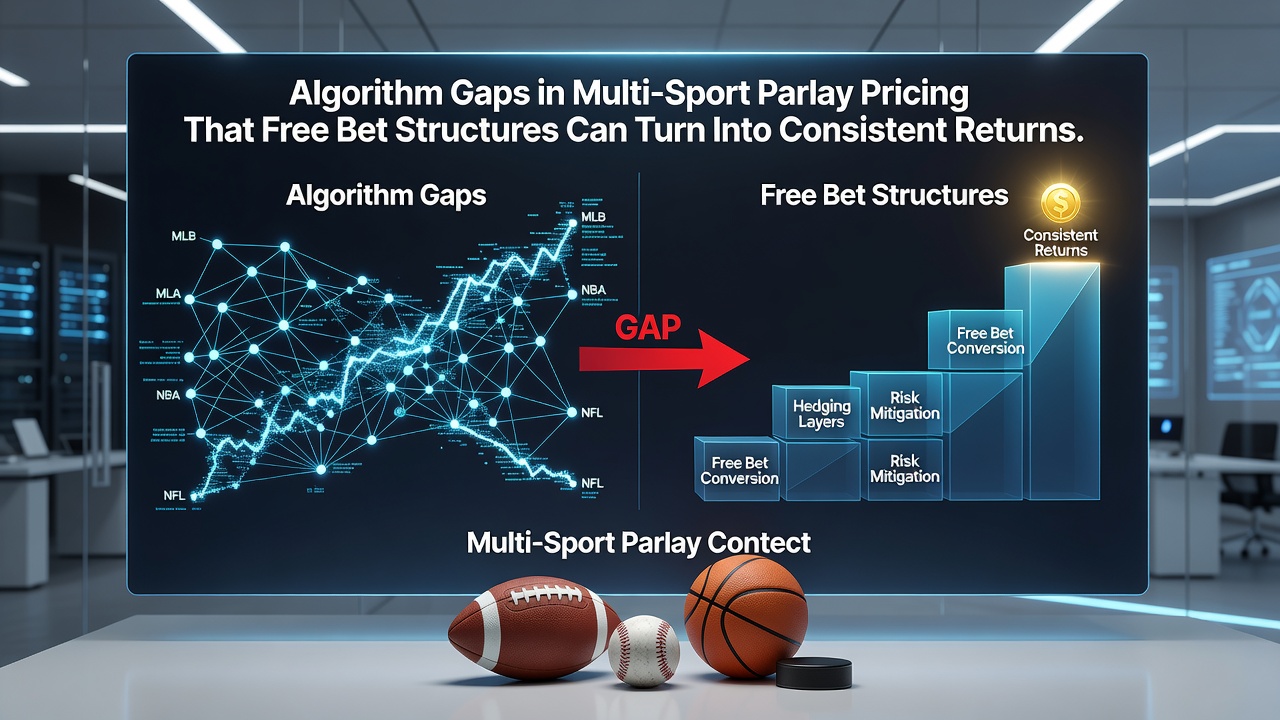 Chart illustrating return rates from free bet usage on multi-sport parlays versus standard stakes