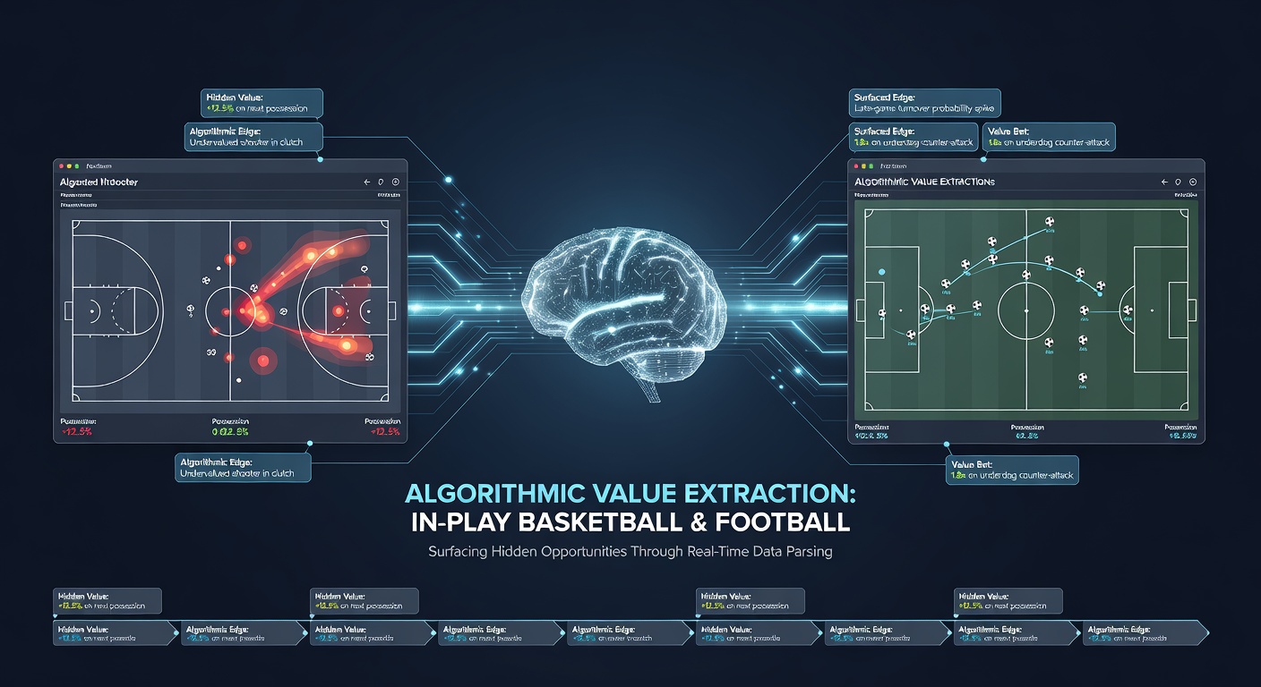 Close-up view of football match statistics overlaid with algorithmic value indicators on a mobile betting screen