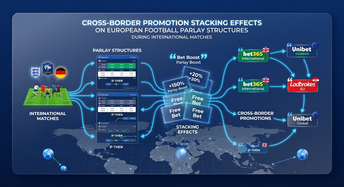 Cross-border betting promotions and accumulator structures in European football markets
