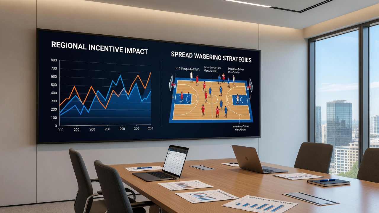 Bettors reviewing regional promotions and basketball spread lines on mobile devices